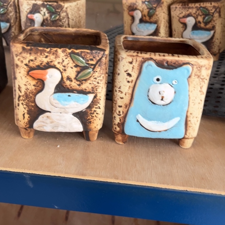 紫砂花盆粗陶材质多肉花盆