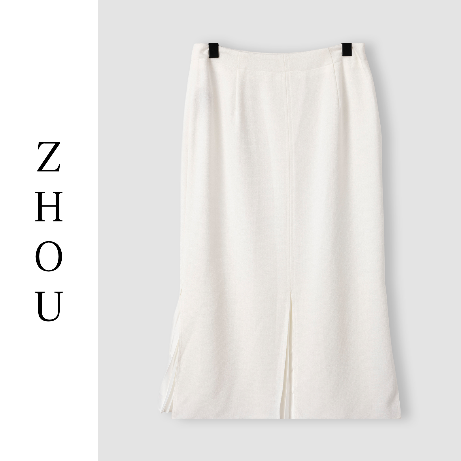 （周哥甄选）白色半身裙-42454