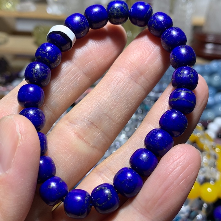 一***禄石英石非金属9mm老型苹果珠手串