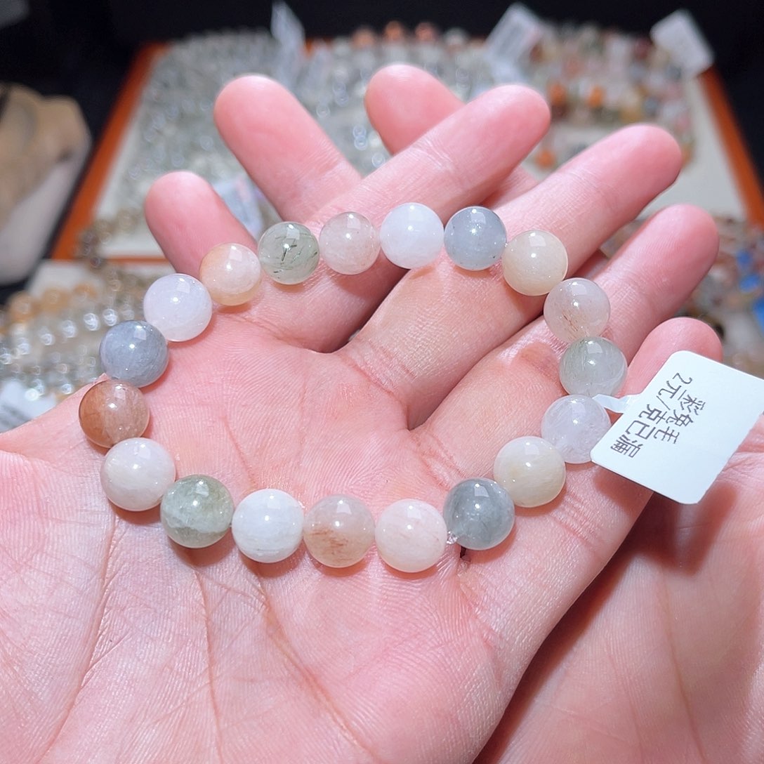 水晶手链未镶嵌250号多样性发一  10+