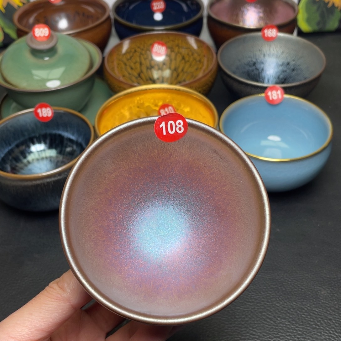 茶盏108 建窑建盏茶盏