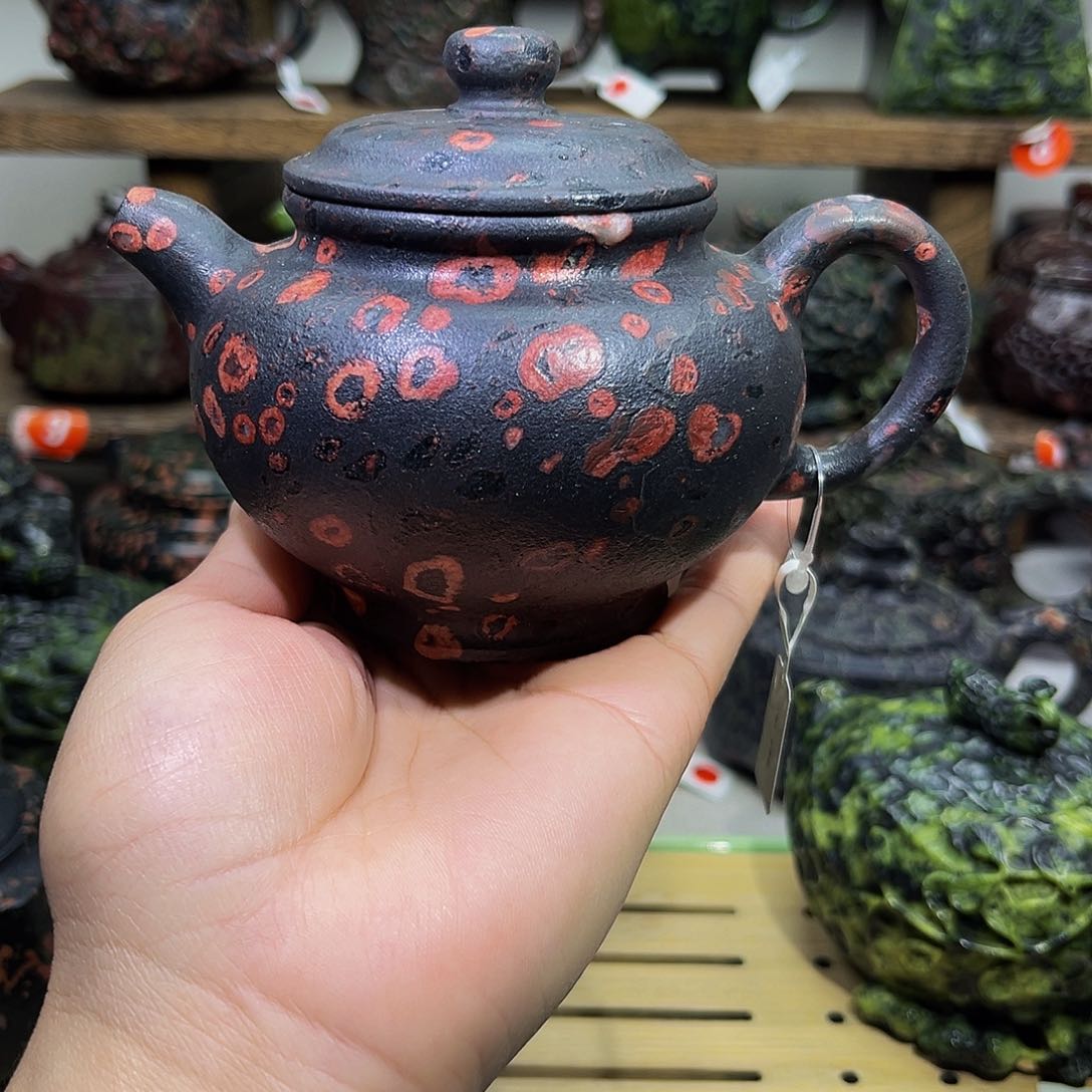 梅花石安山玉掇只壶260cc