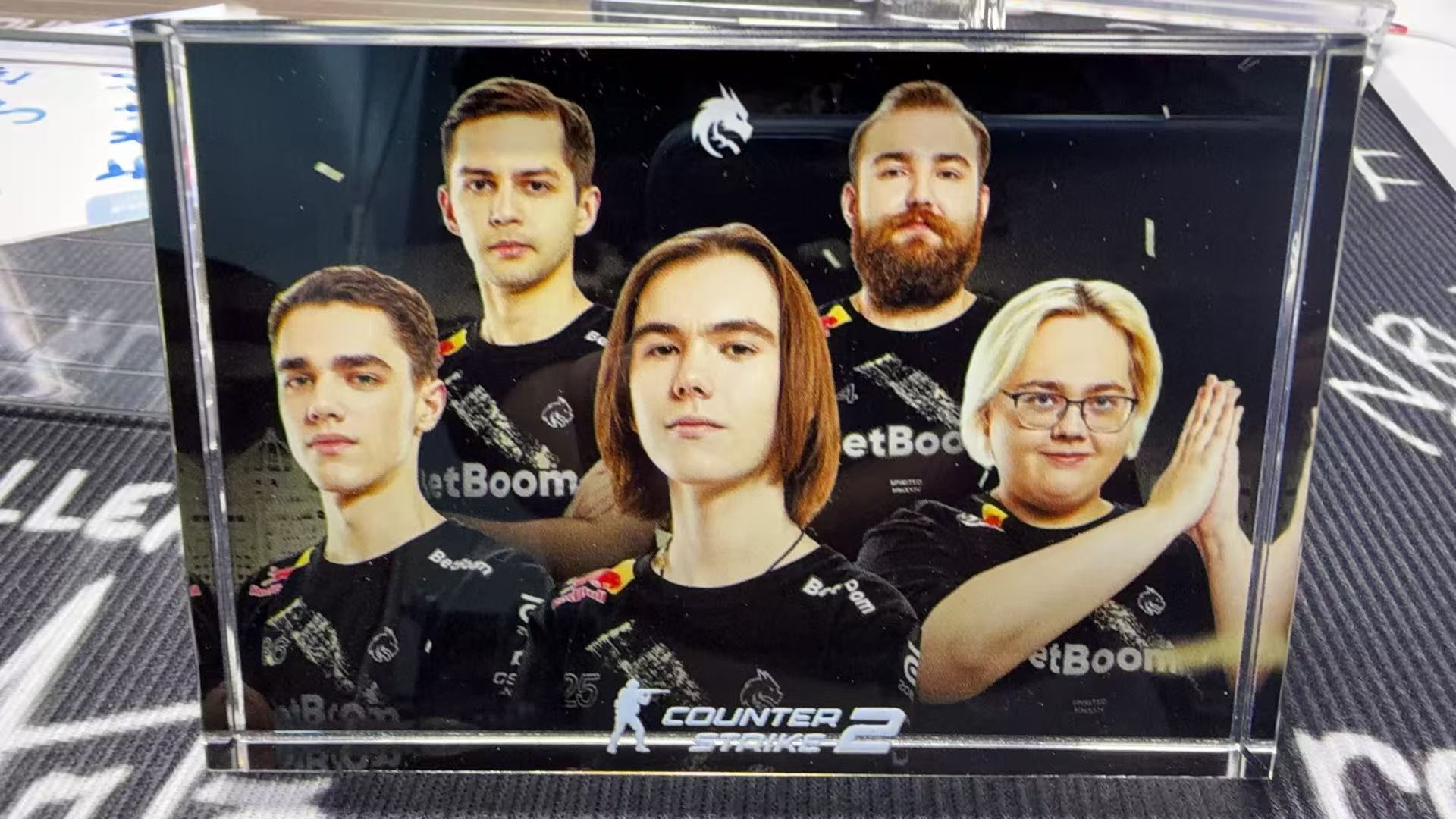 CSGO2定制热门选手主队选手亚克力卡砖桌面摆件