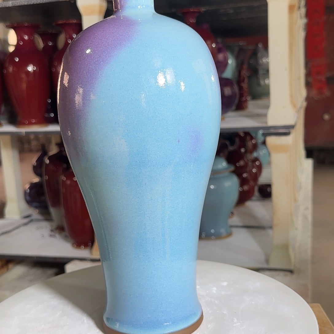 摆件陶郑家钧窑摆件