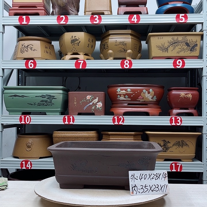 紫砂花盆紫砂花盆