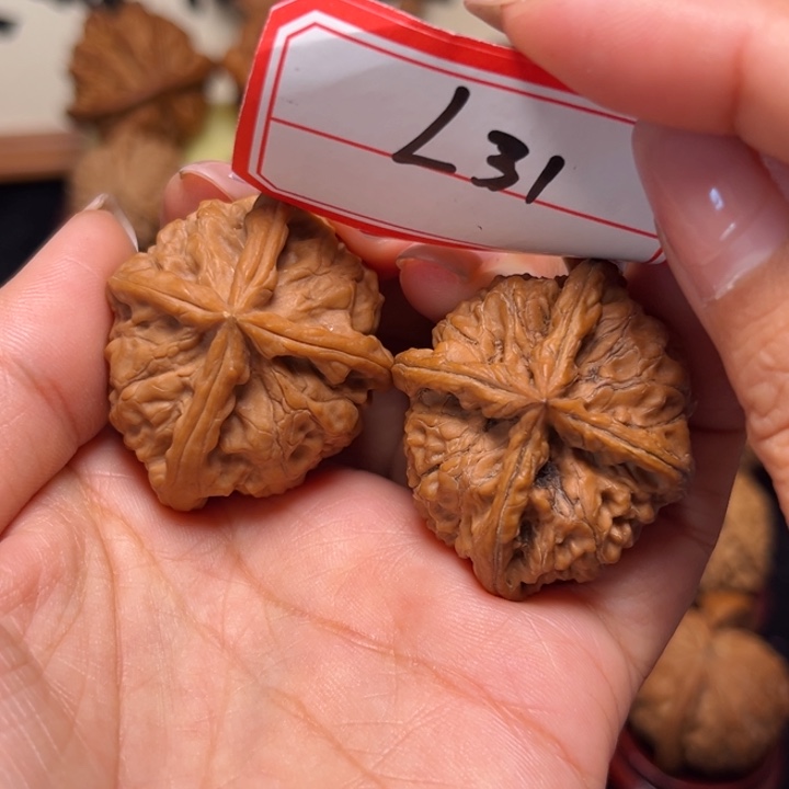 文玩核桃吊坠40尺全品玉玺正四棱31