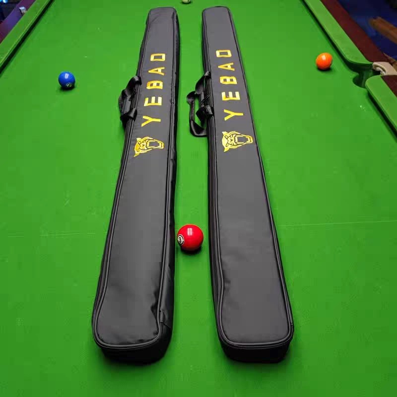 野豹新款同款无标外包台球杆盒外包保护套一体通杆杆包双槽耐磨袋