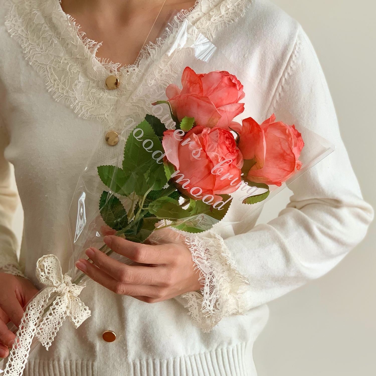 福利品 玫瑰花仿真花手捧花花束假花装饰品出游拍照道具