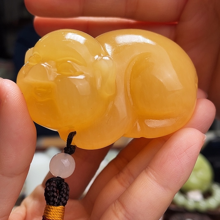 石英质玉挂件未镶嵌