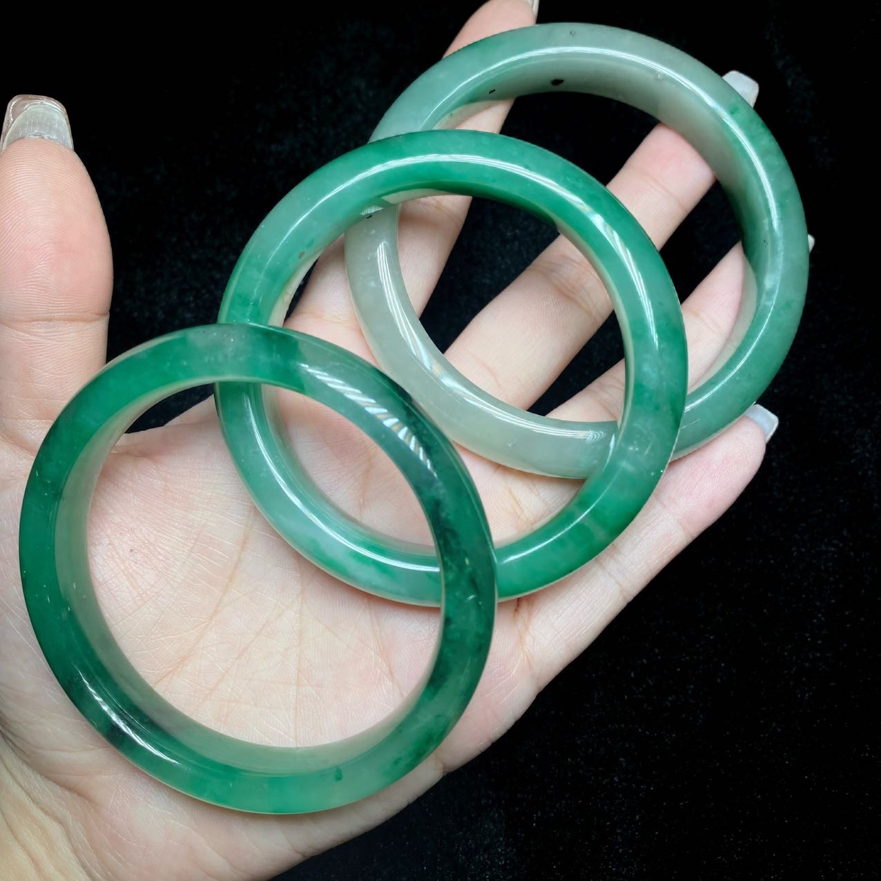 【云上好物】石英质玉手镯-多样性发其一-DS88128-14（JG）