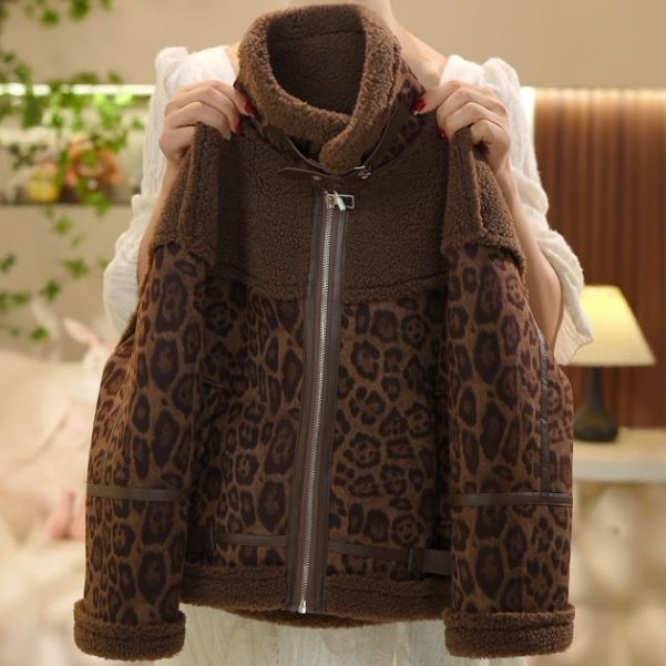 【米小洛】2025冬季新款儿童加绒加厚女童外套保暖时尚洋气宝宝上衣