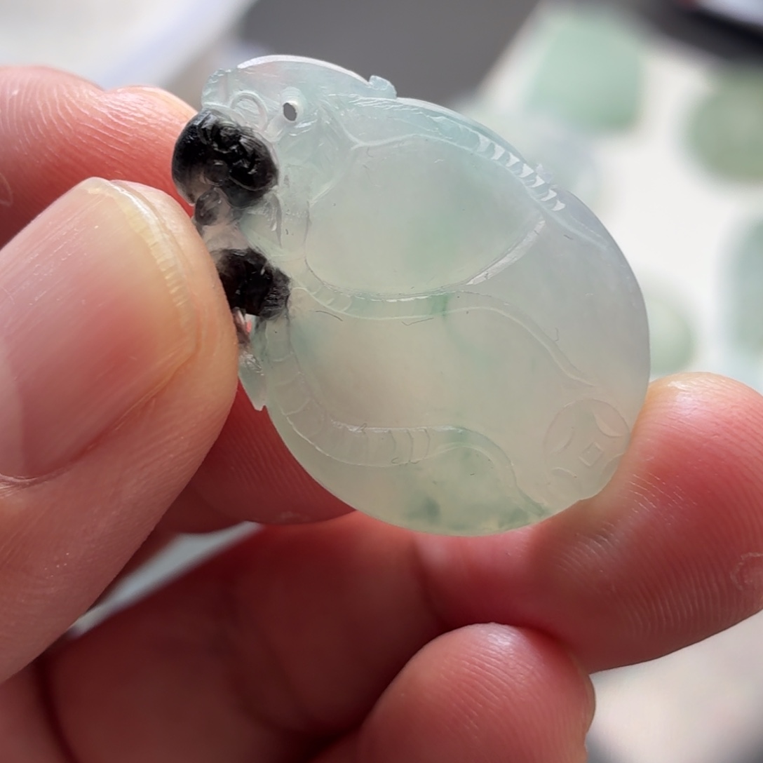 定制翡翠未镶嵌葫芦