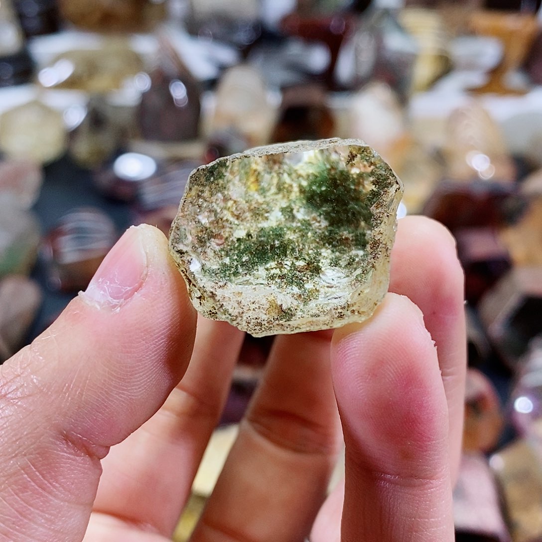 【闪购商品】水晶车挂未镶嵌闲*安天然水晶原石