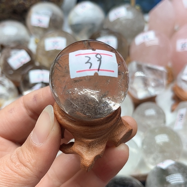 烟晶69克水晶柱未镶嵌