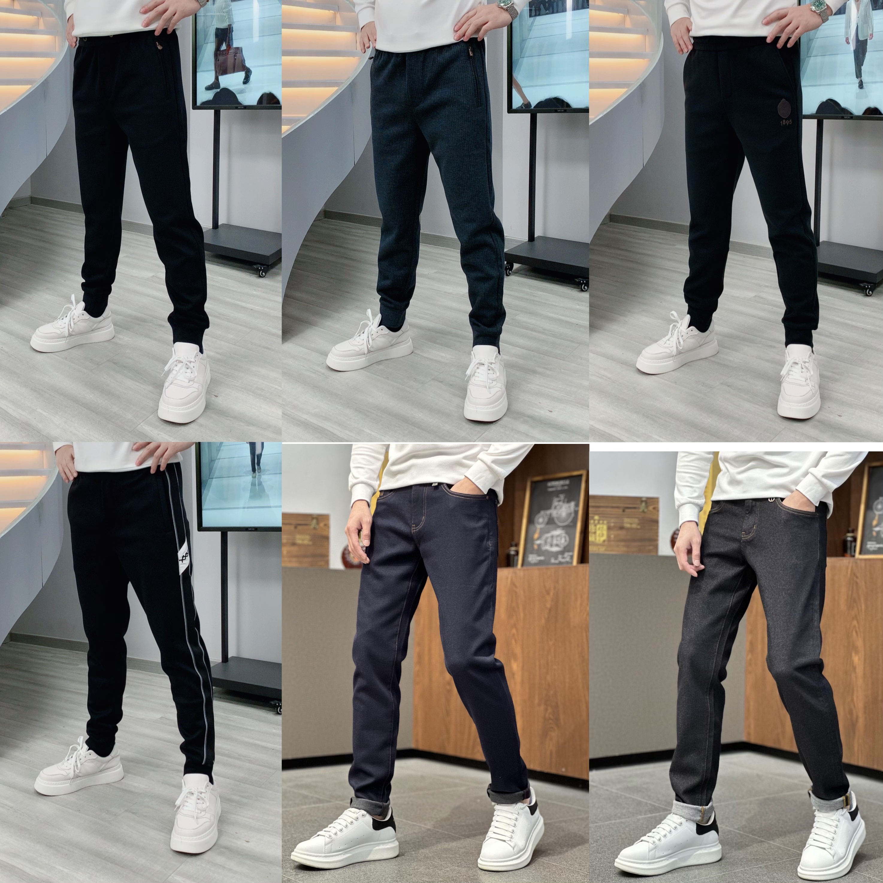 ZUNPIN名店-秋冬断码休闲裤 男士弹力轻奢百搭舒适时尚休闲裤 988