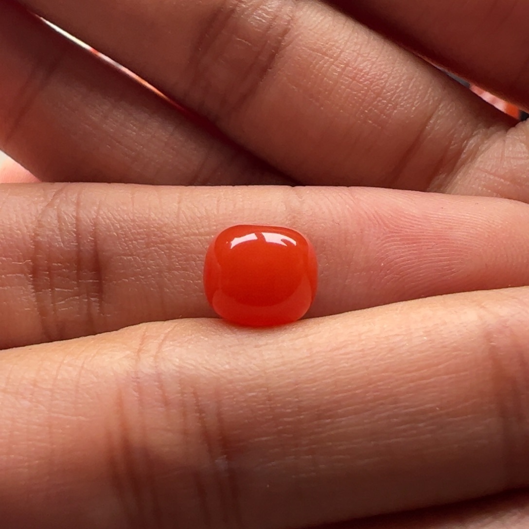 南红玛瑙老型9x7.8未镶嵌