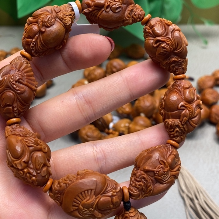 橄榄核手串/手链周派清水刀钟馗