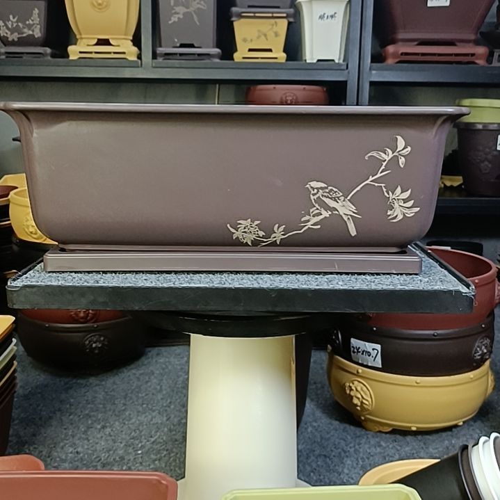 2只40.5cm中号马槽盆（配托盘）