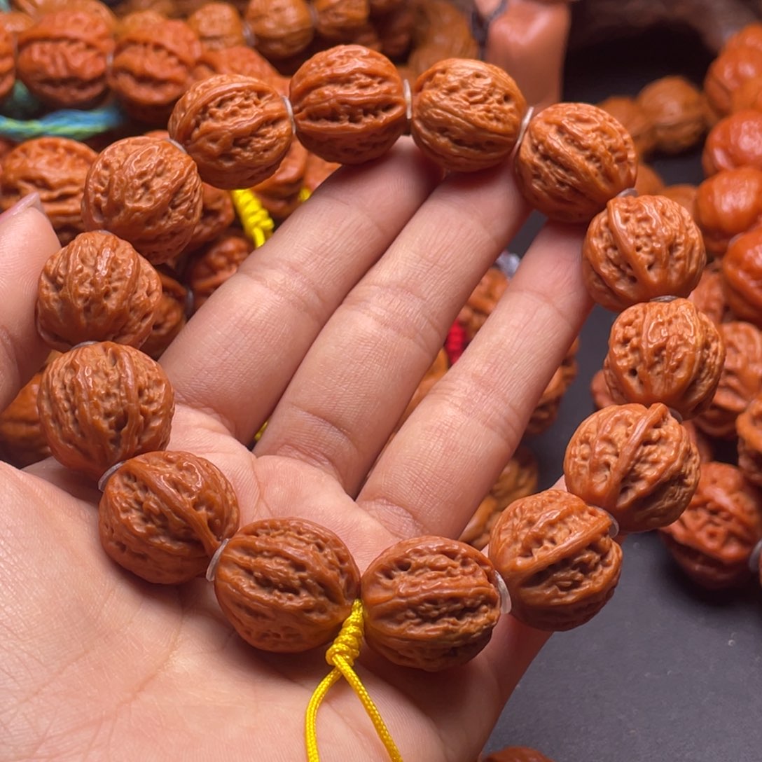 文玩核桃手串小*京八棱