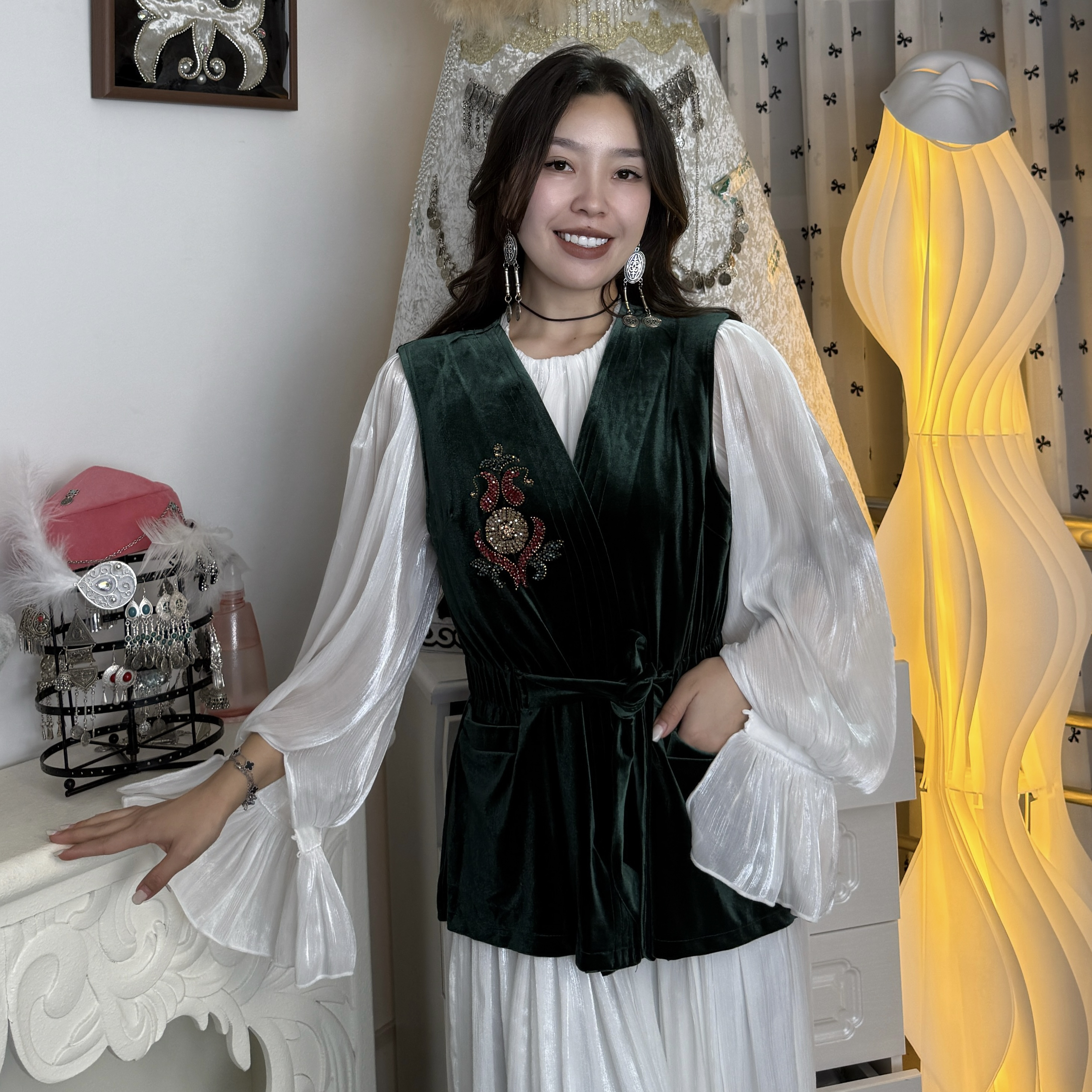 民族风纯手工时尚百搭不挑年龄女神马甲