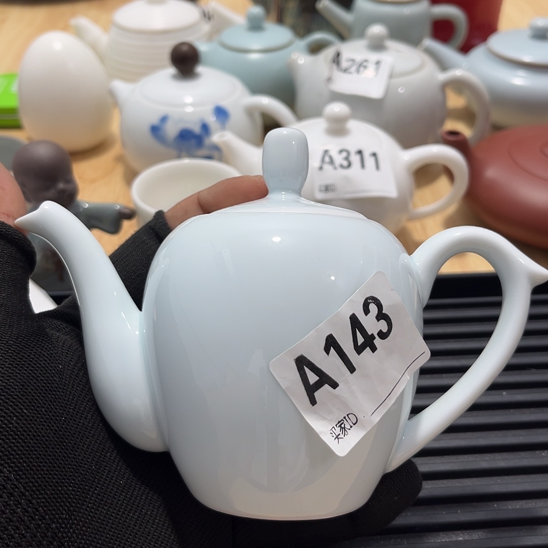 瓷片茶摆件工艺品摆件666