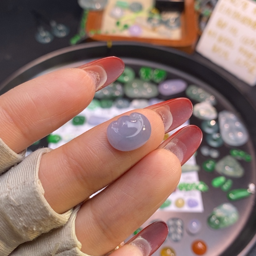 【闪购商品】翡翠挂件未镶嵌如意