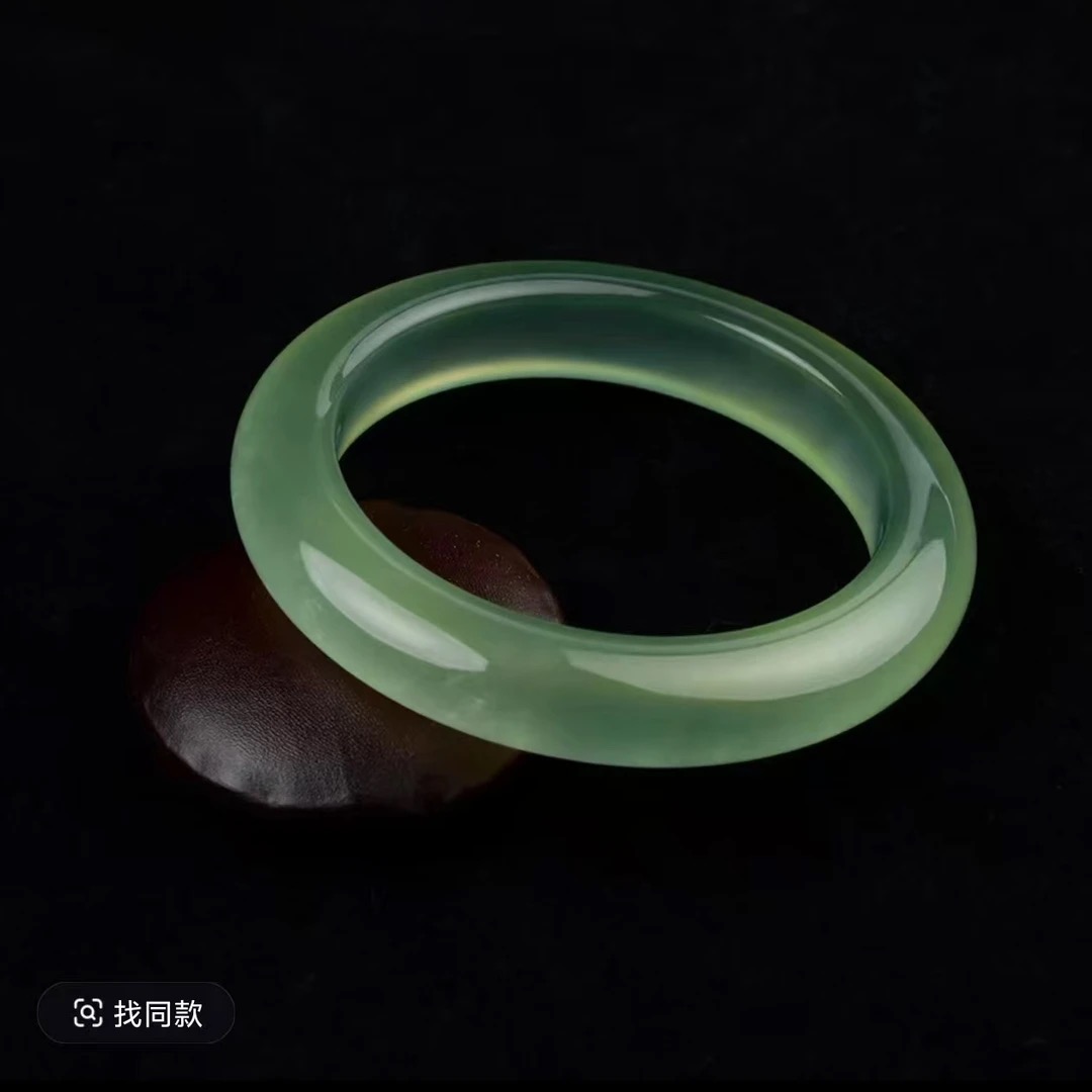 《孙总专属》天然定制A货冰绿手镯多样性发其一LX"