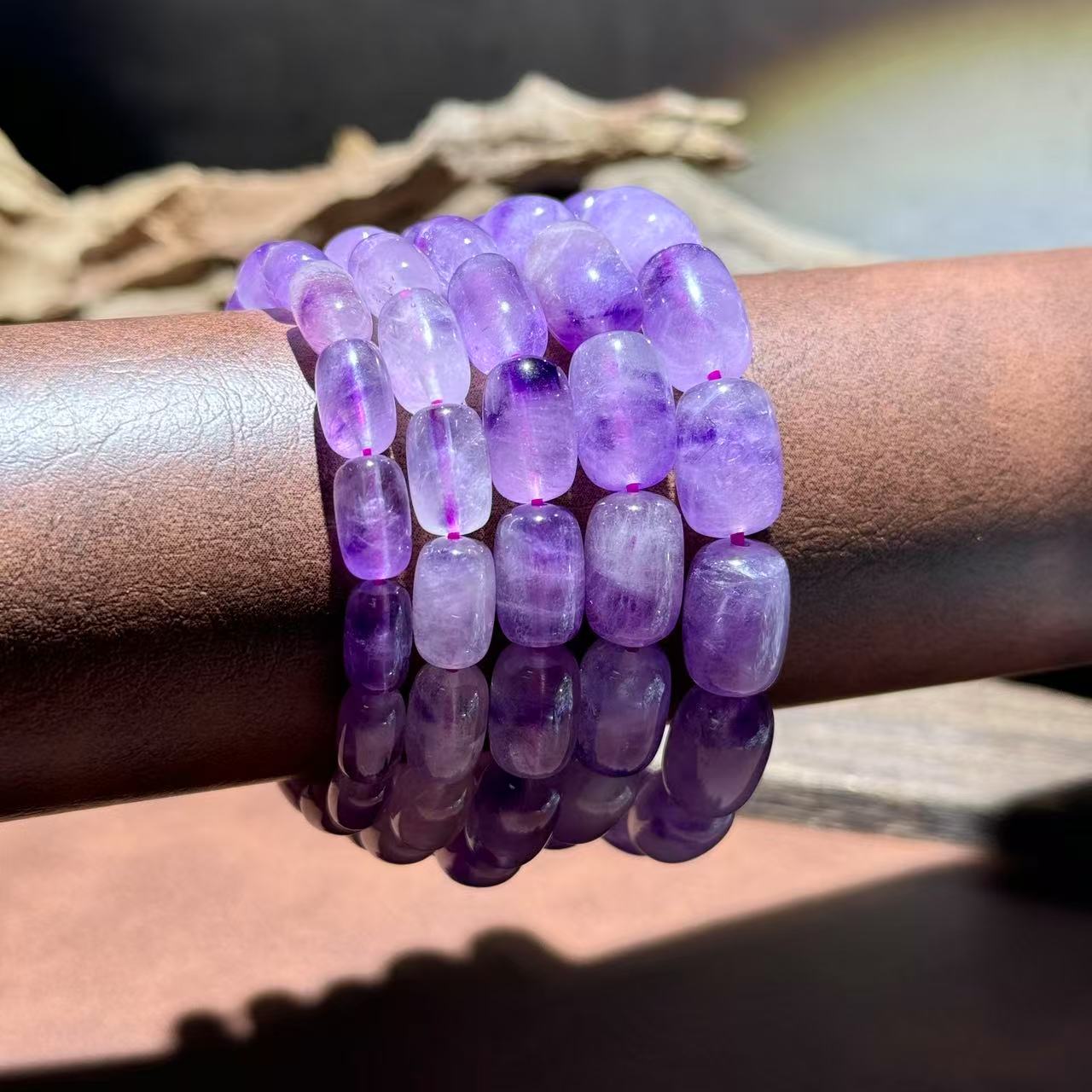 【与帅珠宝】紫超七桶珠手串D011407——多样性发其一