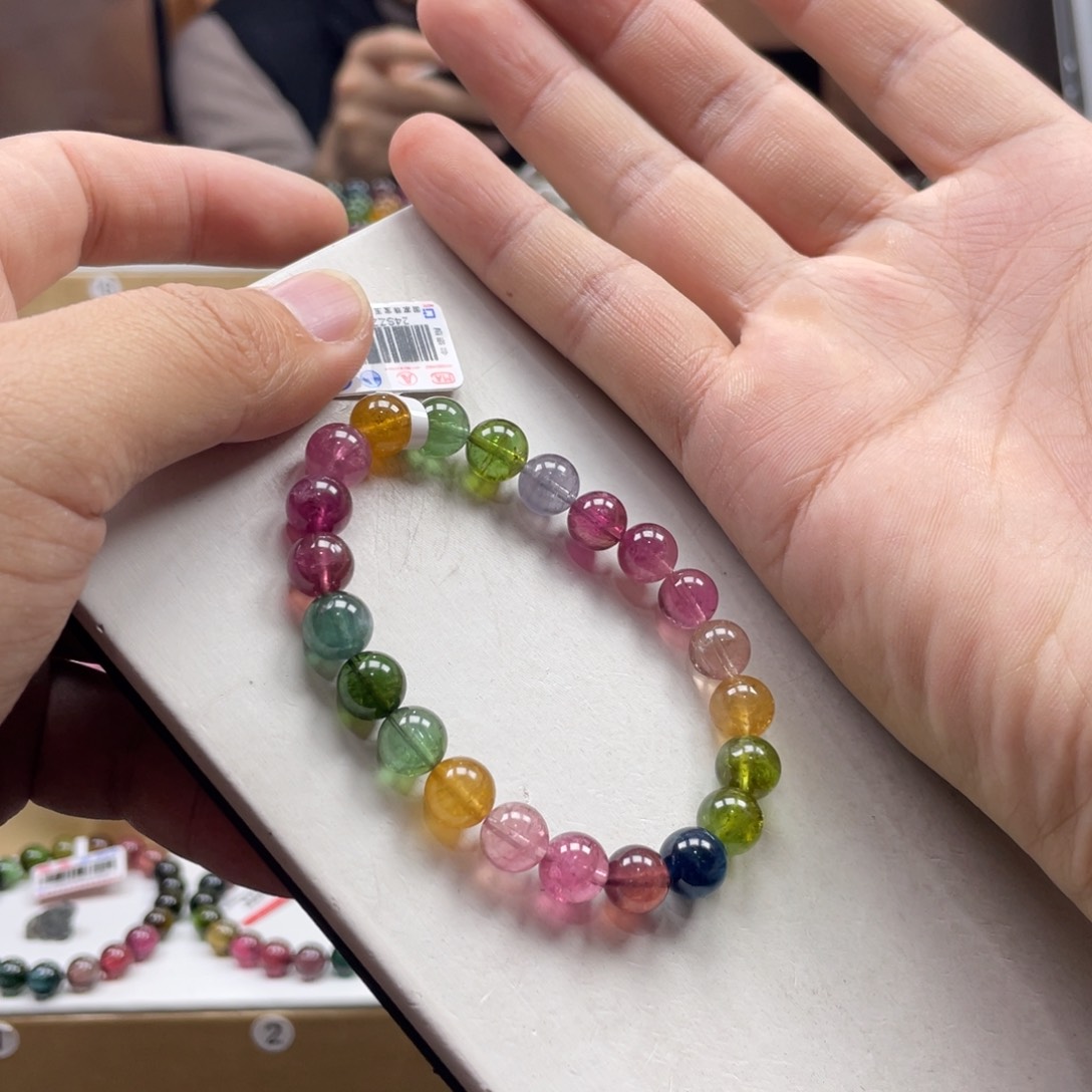 碧玺手串未镶嵌8.5mm.mmmmmmmmmm