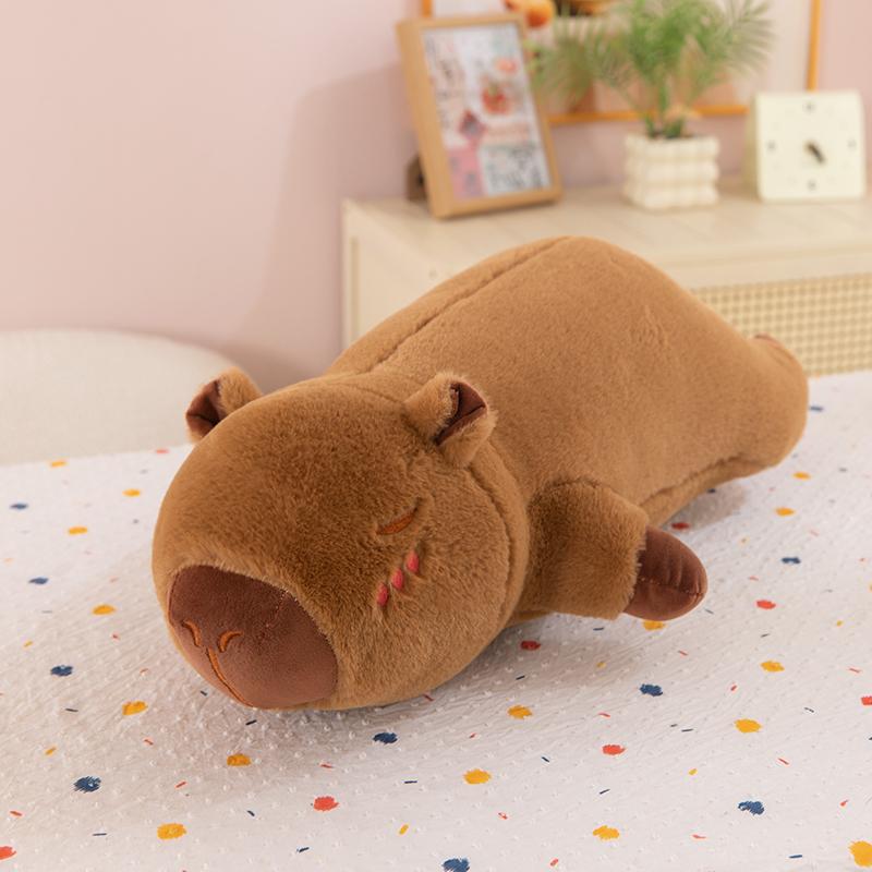 超可爱 长条卡皮巴拉抱枕玩具 60厘米手工测量误差3-4cm