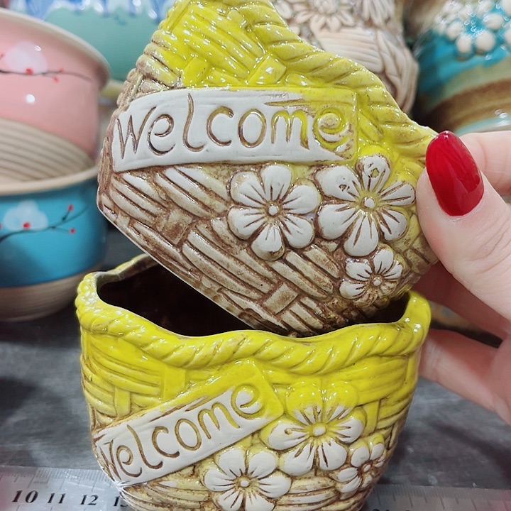 多肉陶瓷花盆满10元包邮