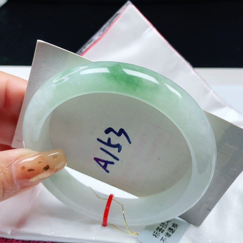 【闪购商品】翡翠手镯未镶嵌 正圈59+