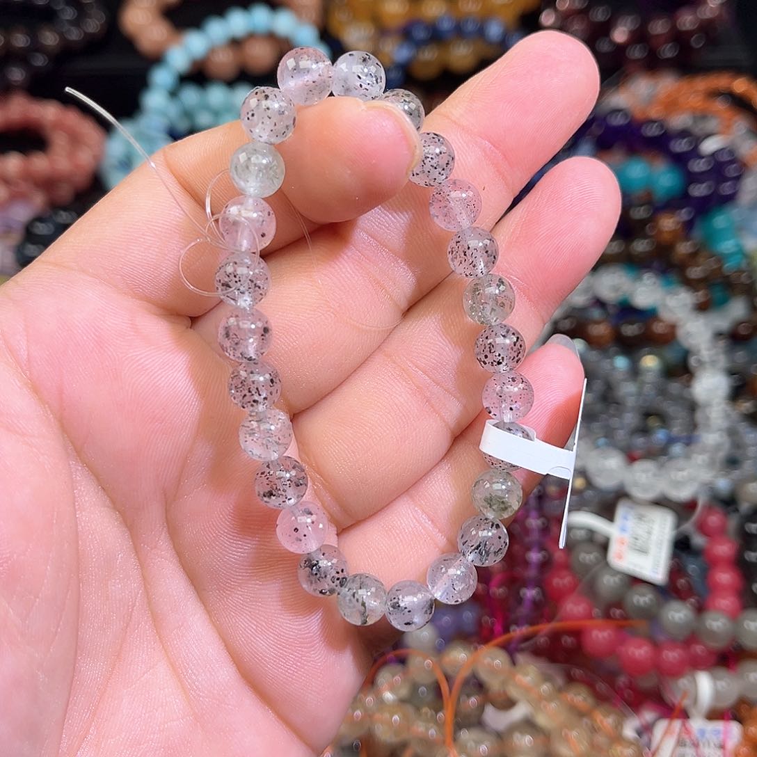 水晶手链未镶嵌天然水晶未镶嵌