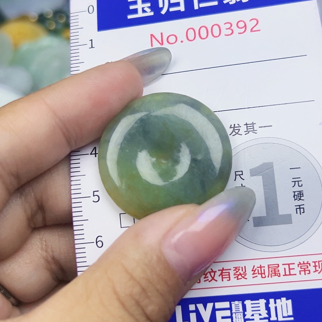 翡翠未镶嵌吊坠(不含链)111