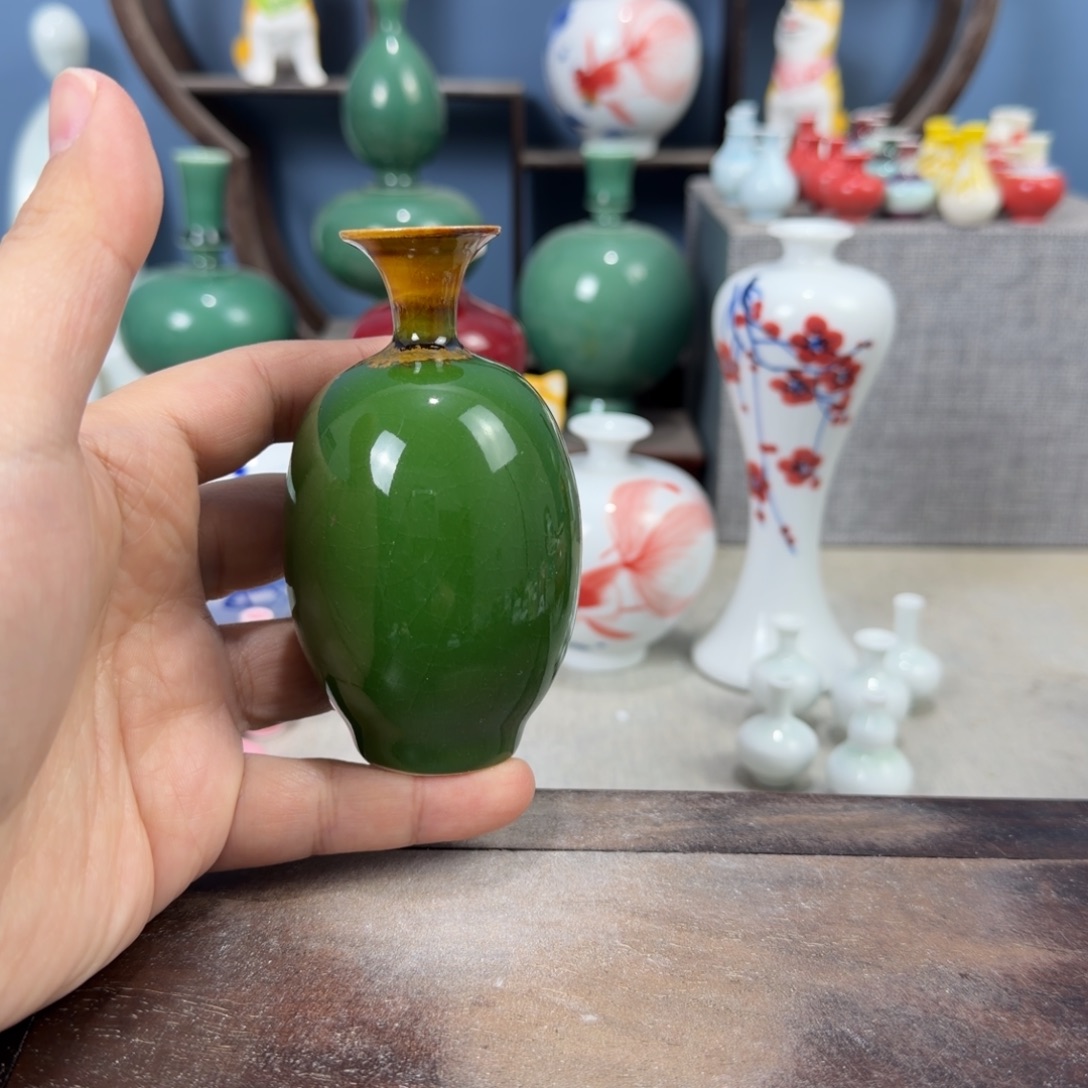 陶瓷手工小花器摆件