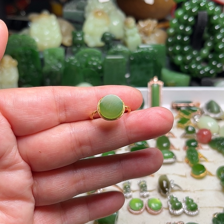 和田玉银S925镶嵌颈饰