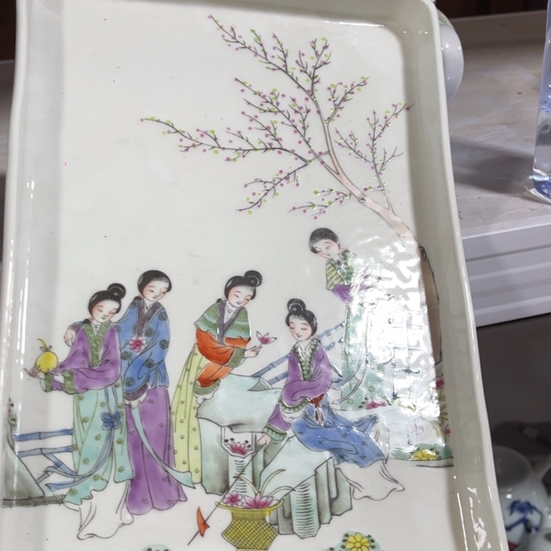 景德镇高温陶瓷茶盘