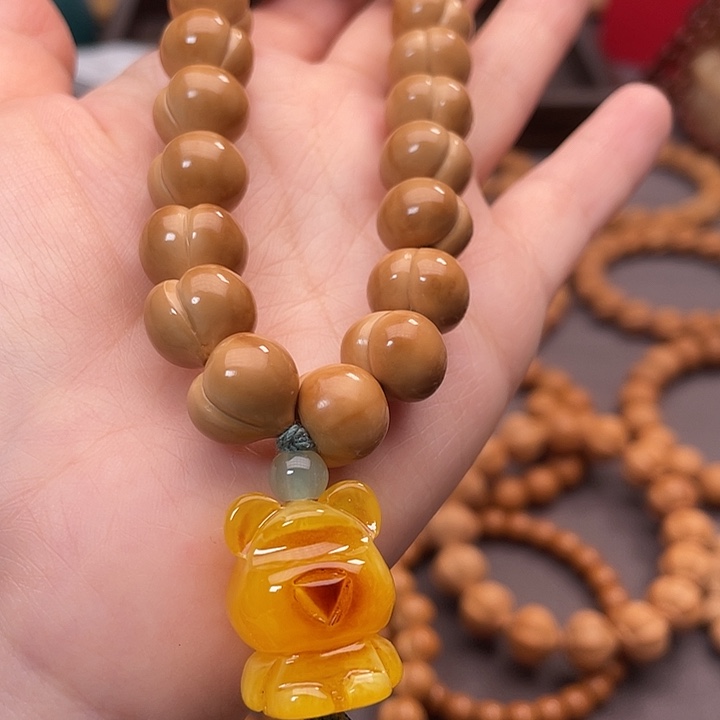 肉***～猴头核桃吊坠全品聚宝盆屁桃