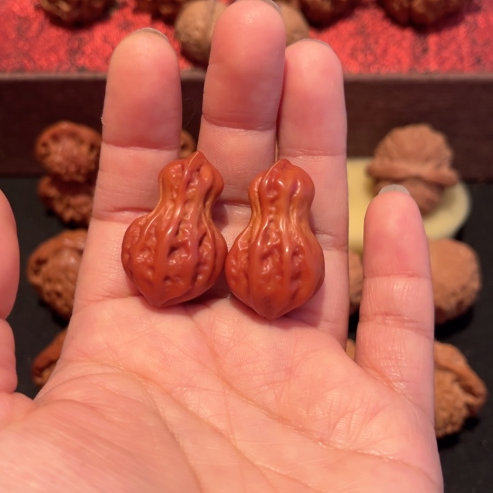 文玩核桃吊坠小花生葫芦
