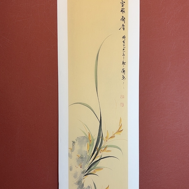 国画听兰老师花鸟