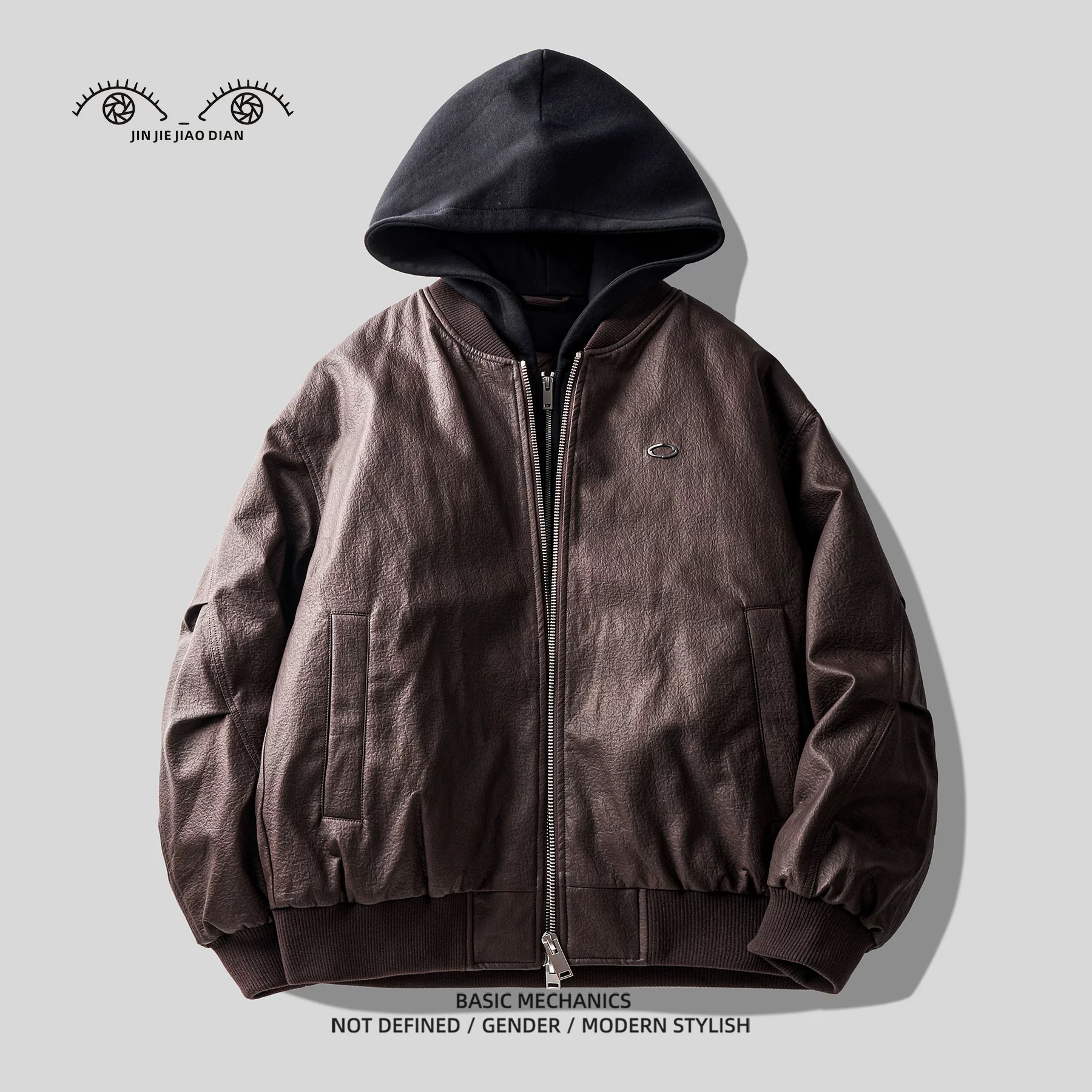 栋老板专属皮U皮防风防水90%白鸭绒羽绒服 25291