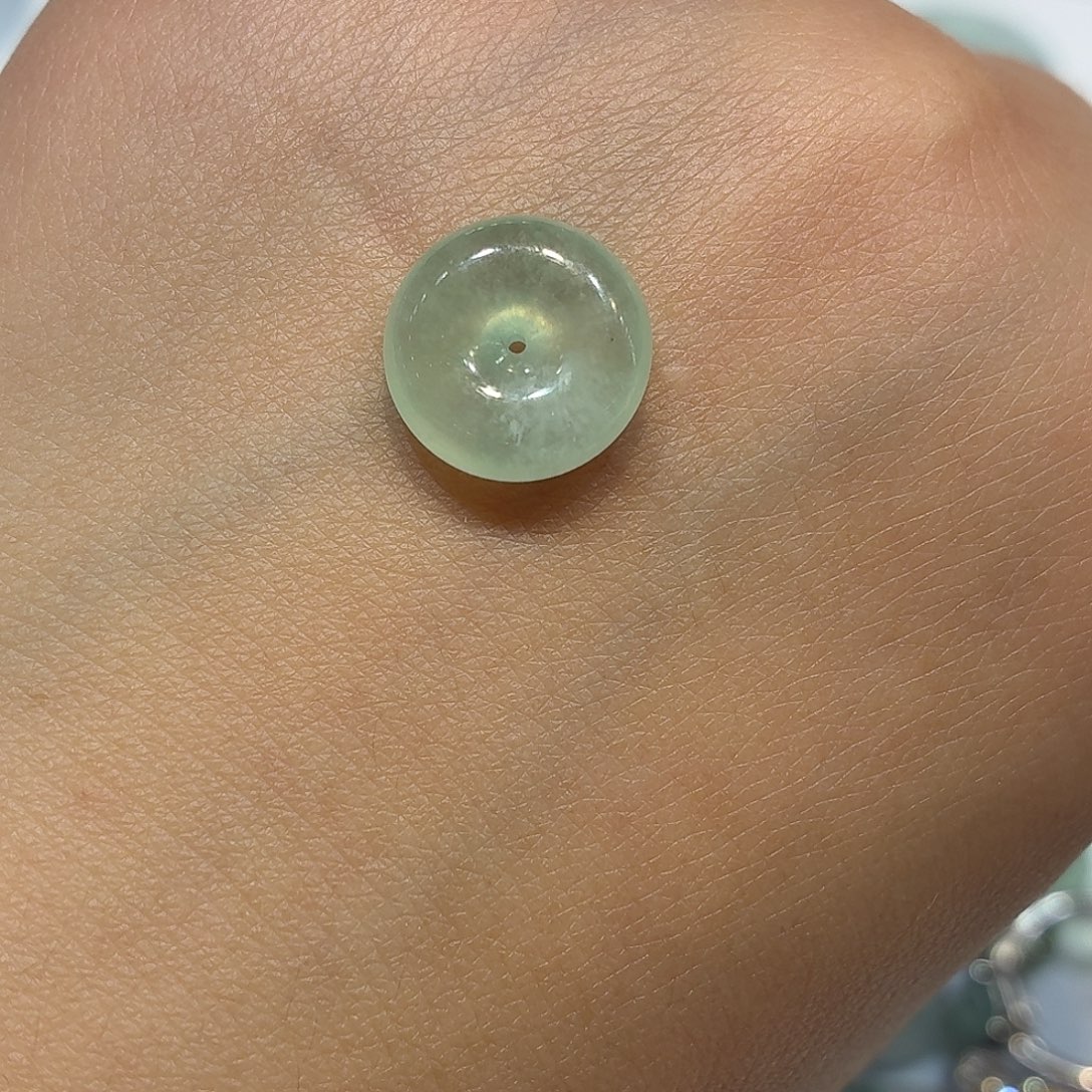 翡翠未镶嵌挂件平安扣