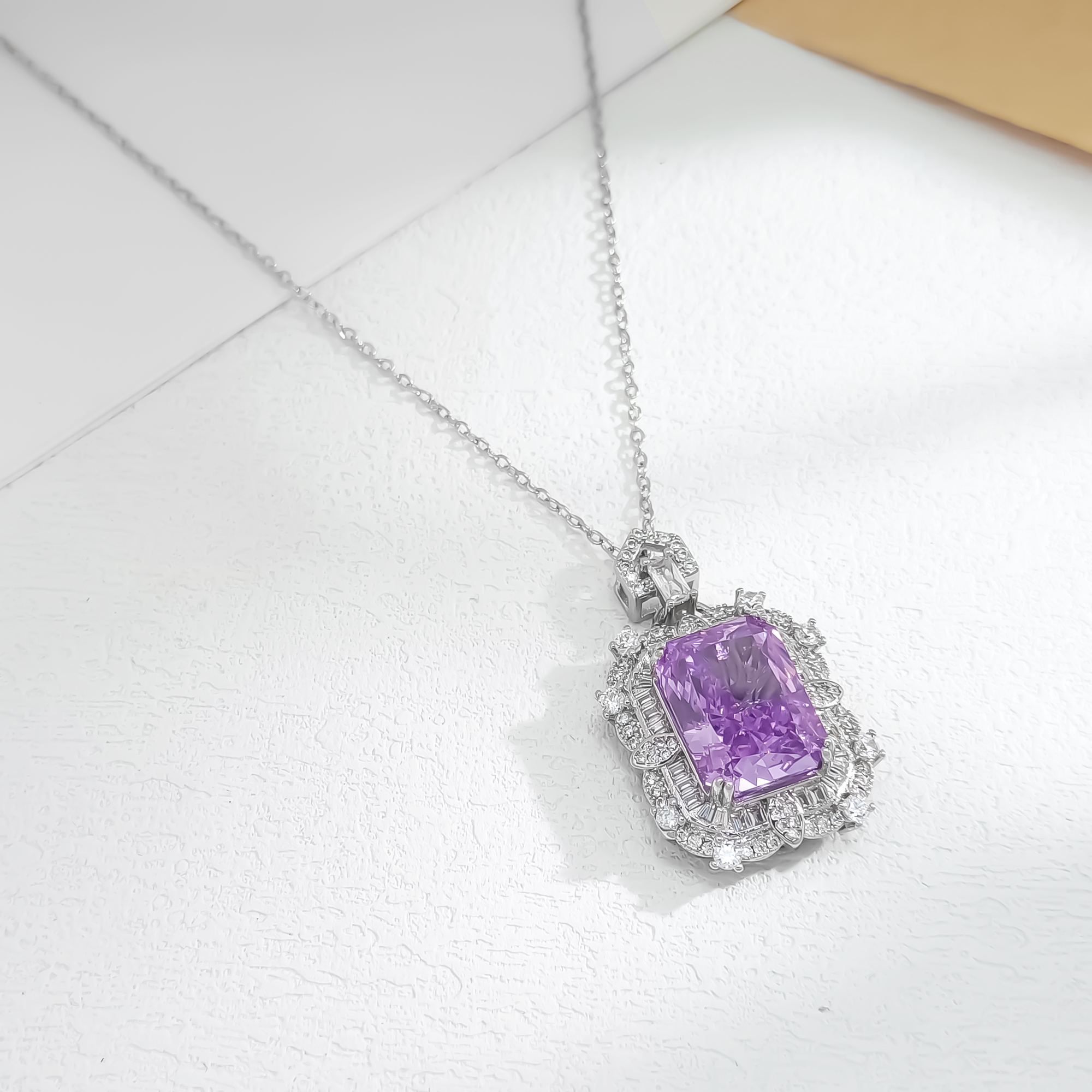 铜合金项链 VWLM-009972【罗兰碎影】项链优雅经典欧美精致