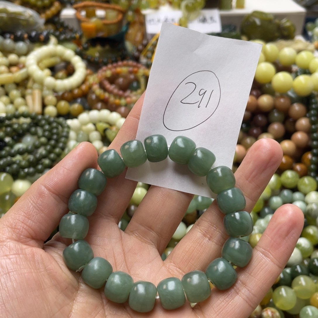 蛇纹石玉手链未镶嵌