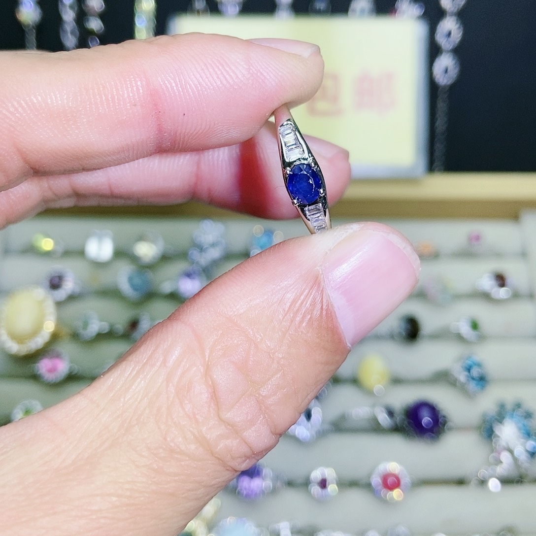 【闪购商品】戒指蓝宝石未镶嵌