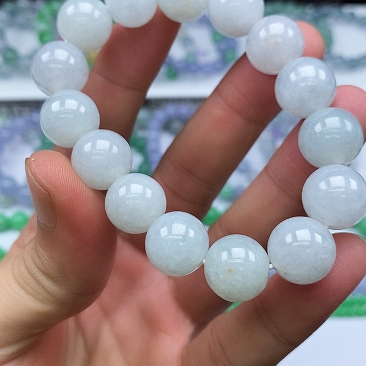 翡翠未镶嵌手链00007