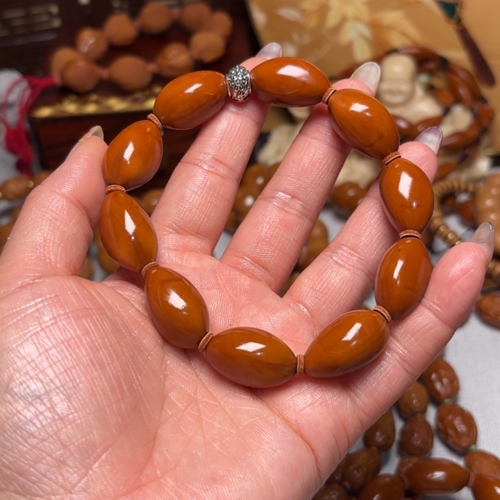 手串/手链橄榄核1.3光珠鸽子蛋