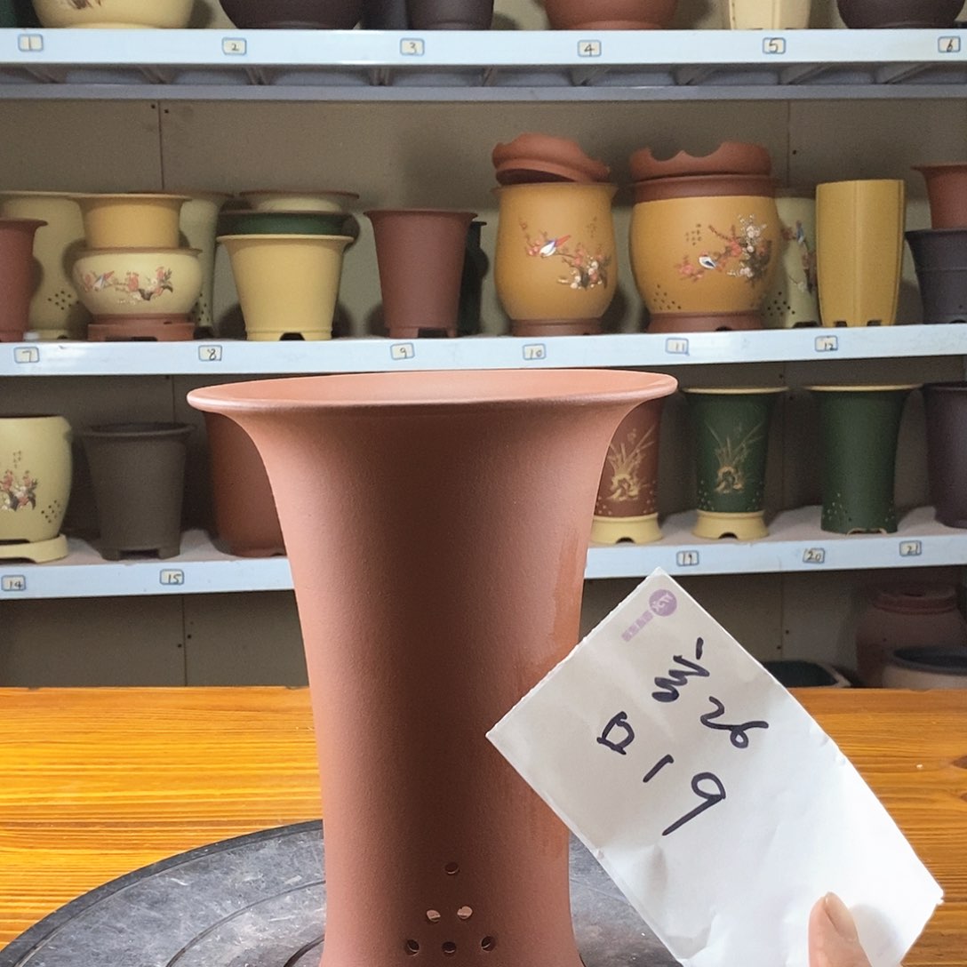 紫砂花盆紫砂兰花盆30