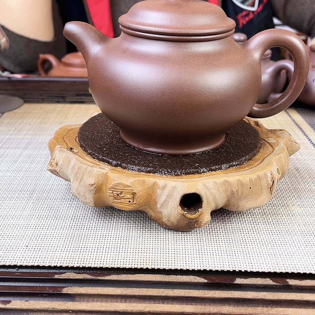 紫砂茶壶宜兴紫砂老紫泥350c c