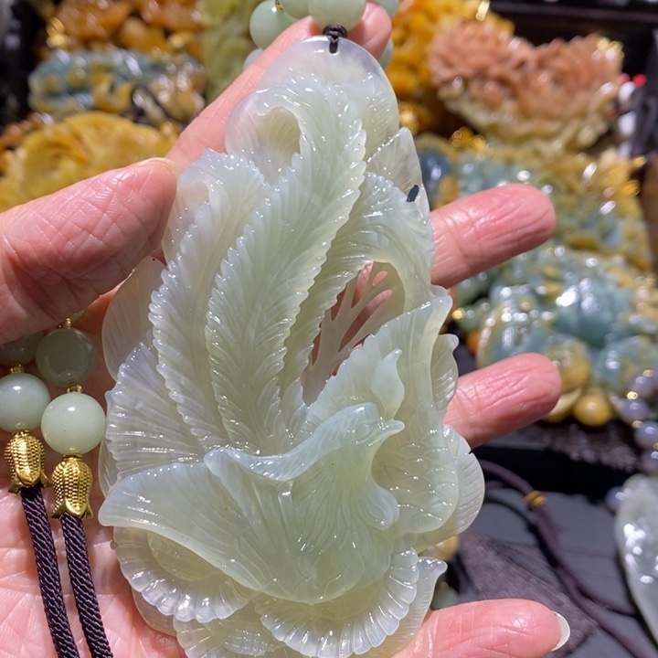 岫玉岫玉吊坠未镶嵌